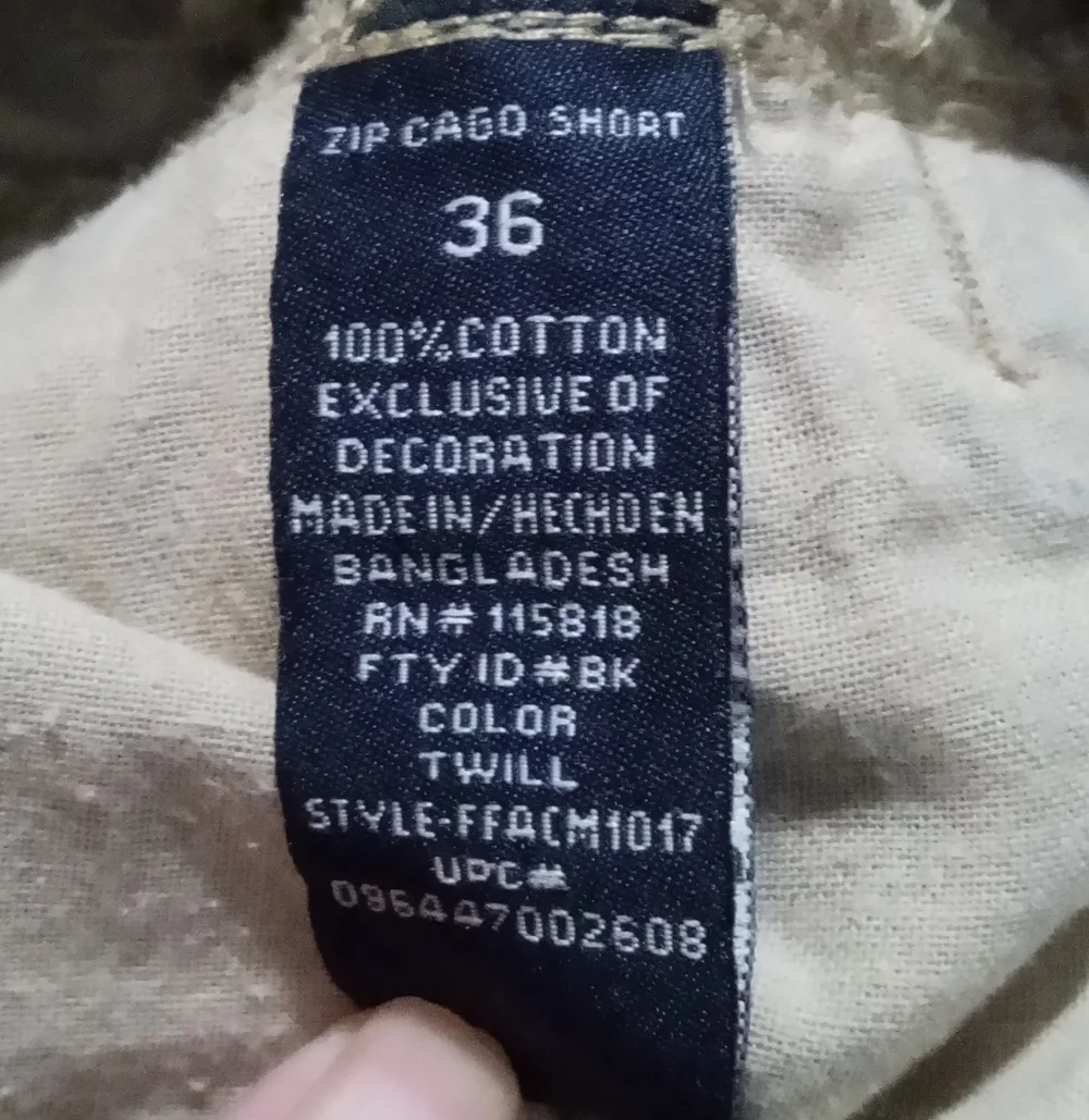 Men's Casual Tan Cargo Shorts